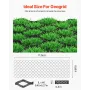 Gravel Grid, 2 Inch Depth, 17.06 x 8.86 FT / 5200 x 2700 mm, 1880 LBS Per Sq ft Grass Ground Retainer, Permeable Geo Grids Drive