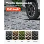Gravel Grid, 2 Inch Depth, 17.06 x 8.86 FT / 5200 x 2700 mm, 1880 LBS Per Sq ft Grass Ground Retainer, Permeable Geo Grids Drive