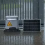 Solar skydeportåbner, 280W elektrisk portåbner til døre op til