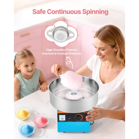 Candy Candy Machine Commercial, 1000 W elektrisk Candy Floss