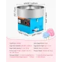 VEVOR Cotton Candy Machine Commercial, 1000W Electric Candy Floss Maker, Easy Use with 38cm Stainless Steel Bowl and Sugar Scoop
