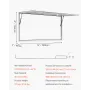VEVOR Concession Window 188x102cm, Aluminum Alloy Frame Service Window for Food Truck, Up to 85 Degrees Stand Serving Window wit