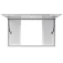 Koncessionsvindue 152x92 cm, Servicevindue i aluminiumslegering