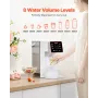 VEVOR Instant Hot Water Dispenser, Countertop Boiling Water Dispenser with Adjustable 6 Temps & 8 Water Volumes, 101oz(3L) Remov