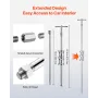 Inner CV Axle Puller Tool Set with Slide Hammer & 49mm 64.5mm CV Joint Fork Adapter, Inner CV Joint Removal Tool Kit, Heavy Duty
