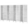 Wood Room Divider Wooden Privacy Screen 8 Panel Room Separation Divider
