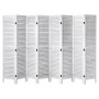 Wood Room Divider Wooden Privacy Screen 8 Panel Room Separation Divider