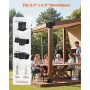 Pergola Kit, 4x4 tommer 3-vejs skrå beslag til 92 x 92 mm