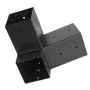 Pergola Kit, 4x4 tommer 3-vejs skrå beslag til 92 x 92 mm