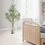 150 cm kunstigt oliventræ med sort potte, højt falsk træ med