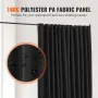 Room Divider, Portable Panel Room Divider with Wheels Curtain Divider Stand, Freestanding Room Divider Privacy Screen for Office