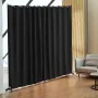 Room Divider, Portable Panel Room Divider with Wheels Curtain Divider Stand, Freestanding Room Divider Privacy Screen for Office