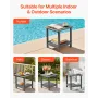 udendørs sidebord, 450W x 380D x 440H mm, dobbeltlags HDPE