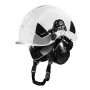 VEVOR Industrial Safety Helmet, ANSI/ISEA Z89.1 Approved ABS Hard Hat with Visor & Earmuffs, 6-Point Ratchet Suspension, Adjusta