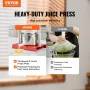 Frugtvin Press, 0,53 gallon/2L, 2 tønder i rustfrit stål