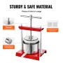 Frugtvin Press, 0,53 gallon/2L, 2 tønder i rustfrit stål