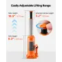 Hydraulic Bottle Jack, 10 Ton Load Capacity, 235-470 mm Lifting Range, Heavy Duty Hydraulic Welded Bottle Jack for Car, SUV, Pic