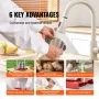 Frugtvin Press, 0,53 gallon/2L, 2 tønder i rustfrit stål