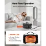 Voltage Converter Transformer, 500VA, Heavy Duty Step Up/Down Power Transformer, Convert from 110V to 220V and 220V to 110V, wit