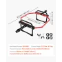 Trap Bar Hex Bar, 50mm Hex Barbell, 240 kg Capacity Shrug Bars, Weightlifting and Strength Training Equipment, Home Gym for Squa