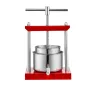 Fruit Wine Press, 0.53 Gallon/2L, 2 Stainless Steel Barrels, Manual Juice Maker, Cider Apple Grape Tincture Vegetables Honey Oli