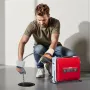 Drain Cleaner Machine, 500W 1400RPM Electric Pipe Drain Cleaning Machine Sewer Snake with 20m x 16mm, 5m x 9.5mm & 0.4m x 16mm S