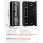 4 Gun Safe, Long Gun Cabinet for Rifles and Pistols, Quick Access Rifle Safe with 3 Ammo Slots and 2 Adjustable Racks, Large Dig