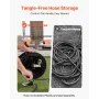Pressure Washer Hose Reel, 15.2 m x 9.5 mm Heavy-Duty Steel Bracket-Mounted Pressure Hose Reel, Wall/Floor/Truck Mount, 4000PSI 