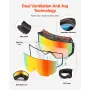 Skibriller, cylindrisk linse med orange Revo-belægning, OTG