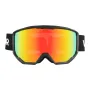 Ski Goggles, Cylindrical Lens with Orange Revo Coating, OTG Anti fog Snow Goggles for Men Women Youth, TPU Frame & Ventilation S