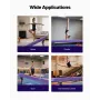 Adjustable Balane Beam for Kids, 8FT Gymnastics Beam, High and Low Floor Beams of 5 Adjustable Heights for All Gymnastic Levels,