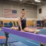 Justerbar Balane-bjælke til børn, 8FT gymnastikbjælke, høje og