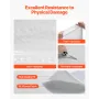 House Wrap, 1370 x 45720 mm, 0.13 mm Thick Vapor Barrier, Heavy Duty Plastic Sheeting for Tear-resistant, Drop Cloth Vapor Barri