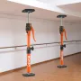 Cabinet Jack Support Pole, 2-Pack, 40-60 cm Steel Telescopic Quick Support Rod, Adjustable 3rd Hand System up to 100 kg Capacity
