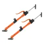 kabinetstøttestang, 2-pak, 40-60 cm stål teleskopisk