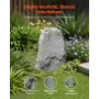 Faux Rock Cover, Outdoor Fake Landscape Rock Well Pump Cover