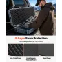 Hard Rifle Case, Lockable Rifle Case with Pre-cut Foams, 1270 mm Movable Gun Storage with Wheels, IP67 Waterproof & Dustproof Pi