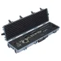 Hard Rifle Case, Lockable Rifle Case with Pre-cut Foams, 1270 mm Movable Gun Storage with Wheels, IP67 Waterproof & Dustproof Pi