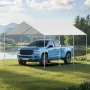 VEVOR Carport Replacement Canopy, 3 x 6 m Potable Garage Tent Top Tarp, UV-Resistant & Waterproof Car Shelter Tarp, Heavy Duty C