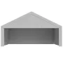 Carport Replacement Canopy, 6 x 6 m Potable Garage Tent Top Tarp with Sidewalls, UV-Resistant & Waterproof, Heavy Duty Car Shelt