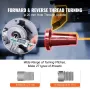 Metal Lathe Machine, 7'' x 13.78'', Precision Benchtop Power Metal Lathe, 0-2200 RPM Continuously Variable Speed, 500W Brush Mot