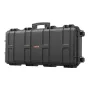 Hard Rifle Case, Lockable Rifle Case with 4 Layers Pre-cut Foams, 914 mm Gun Storage with Wheels, IP67 Waterproof & Dustproof Pi