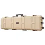 Hard Rifle Case, Lockable Rifle Case with Pre-cut Foams, 1270 mm Movable Gun Storage with Wheels, IP67 Waterproof & Dustproof Pi