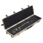 Hard Rifle Case, Lockable Rifle Case with Pre-cut Foams, 1270 mm Movable Gun Storage with Wheels, IP67 Waterproof & Dustproof Pi