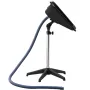 Portable Shampoo Bowl, Shampoo Sink with Adjustable Height & Angle, Salon Hair Wash Sink with Drain Hose and Star-Shaped Support