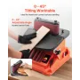 Oscillating Belt and Spindle Sander, 2000RPM Benchtop Spindle Sander with 16mm Stroke, 5 Sleeves (12.7-50.8 mm) & 610 x 98 mm Sa