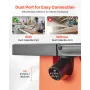 Oscillating Belt and Spindle Sander, 2000RPM Benchtop Spindle Sander with 16mm Stroke, 5 Sleeves (12.7-50.8 mm) & 610 x 98 mm Sa