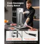 VEVOR Manual Sausage Stuffer, 11 LBS / 5 L Vertical Meat Stuffer, Dual-Speed Sausage Casing Meat Filling Machine, Stainless Stee