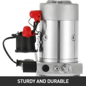 ic Hydraulic Pump 7l Single Acting Plastic Reservoir 12v Dc