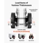 Panel Dolly, 453,6 kg Bæreevne, Gipsplader med 25 cm gummihjul